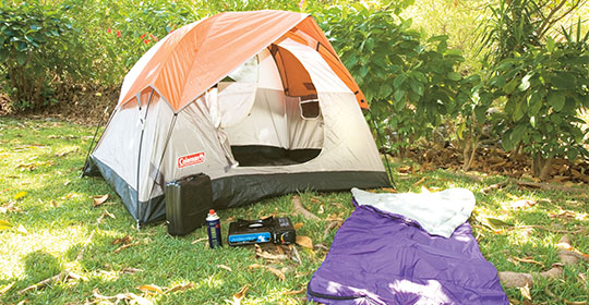 Convierta su hogar en una zona de acampar