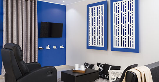 Transforme su sala en un espacio cómodo y original