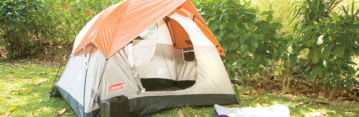 Convierta  su hogar en una zona de acampar