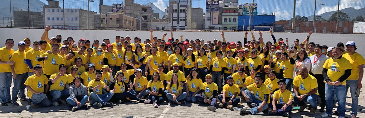 Día Amarillo reunió a 140 voluntarios en Quetzaltenango