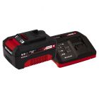 Kit cargador 18v + bateria 4ah power x-change einhell