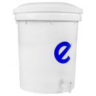Ecofiltro plástico, 22 litros, blanco