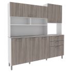 Mueble cocina 183x177,7x37,9 cm oak laminado