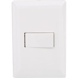 PULSADOR TIMBRE 10A 125/250V BLANCO AQUA