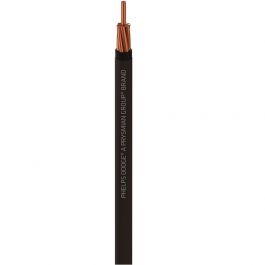 2 AWG 19 hilos THHN cable de cobre negro para construcción (corte de 25  pies)
