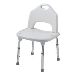 Silla para ducha, ajustable 15''-21