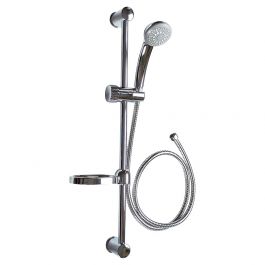 Manguera de ducha con soporte de brazo de ducha, repuesto de manguera de  ducha de acero inoxidable de 69 pulgadas, soporte de brazo de ducha de mano
