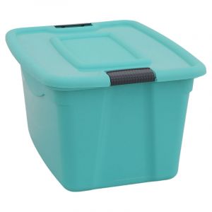 Caja plástica litros, 23x31x39cm, aquamarina, gorila | EPA