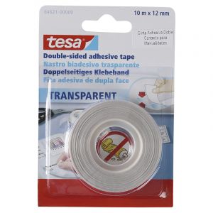 Cinta adhesiva PVC doble cara blanca TESA®