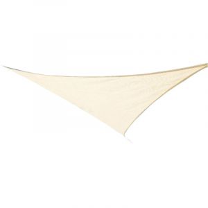 Toldo Vela Impermeable, Triangular, Amarillo, 300x300x300 cm