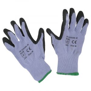 Kebada Guantes de jardinería para mujer, 6 pares de guantes de patio  recubiertos de látex, revestimiento texturizado de microespuma en la palma  y los