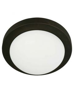 Lámpara plafón moderna chocolate 2 luces e27 04544