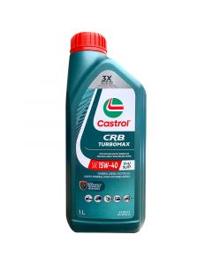 Aceite Castrol, turbomax, 15w40 1/4 galón