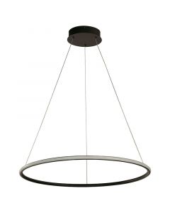 Lámpara colgante moderna negro 1 luz led 23737