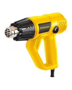 Pistola de calor 1800w velocidad variable  50-600c con accesorios stanley