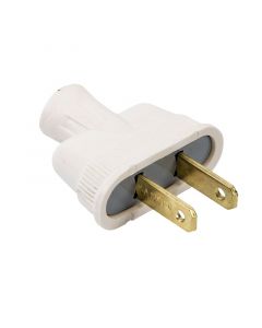 ENCHUFE PLANO 15A 125V NEMA1-15P BLANCO