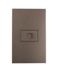 Placa tyj armado toma telefono negro (10% de descuento a partir de 3 unidades)