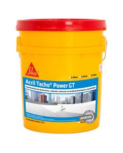Pintura impermeabilizante de techo Acril Techo 4 años gris mate 5 gal Sika