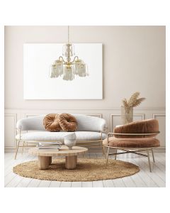 Lámpara de techo diseño moderno 6 luces e27 30592