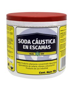 SODA CAUSTICA EN ESCAMA 1LB