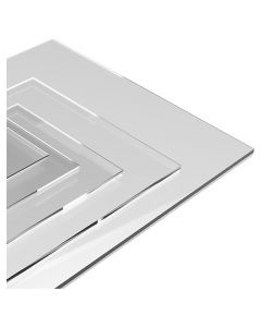 Plancha de poliacrílico transparente, 1.22 x 2.44mts, 1mm (únicamente para retiro en tienda)