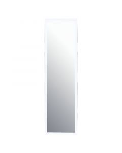 Espejo 120 x 30cm, marco blanco