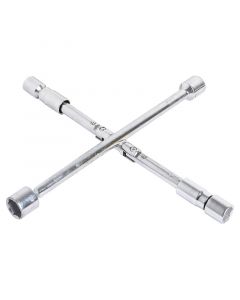 LLAVE DE CRUZ DE 14 EN CROMO PLEGABLE