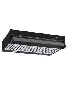 Extractor de cocina horizontal 76cm negro