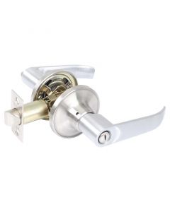 Chapa sin llave para baño acero inoxidable satinado