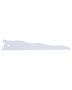 Ménsula para riel simple 40 x 7 cm blanca 44 lb