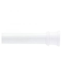 Tubo cortinero de tensión 91-160 cm blanco liso