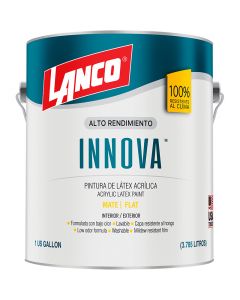 Pintura látex innova 1 galón blanco