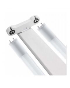 LAMPARA TIPO LISTON PARA 2 TUBOS LED T8 DE 48"