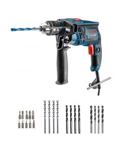 Taladro percutor alámbrico, 1/2", 650w, bosch
