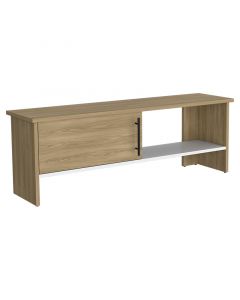 Mueble para tv belén, fresno con interior blanco, 42.1 x 120 x 31cm