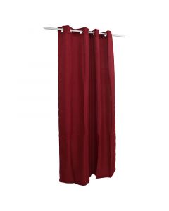 Cortina general líneas granate 137 x 228 cm