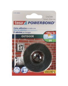 CINTA DOBLE ADHESIVO PARA USO EXTERIOR 19 MM X 1,5 M