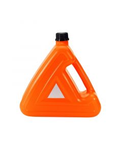 Triangulo de galón naranja fluorescente