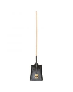 Pala cuadrada mango largo de madera Vikingo