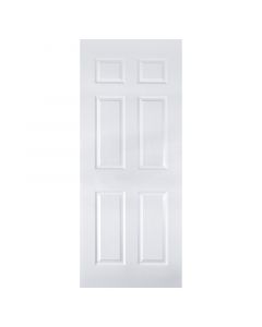 Puerta entamborada hdf colonial 75 x 207 cm 35 mm blanco