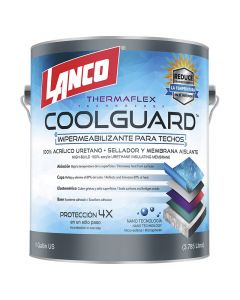 Impermeabilizante coolguard para techo blanco 1 galón lanco