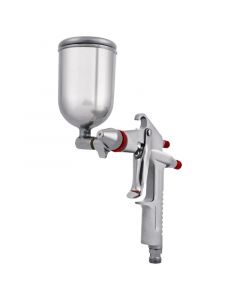 Pistola de gravedad neumática 60 PSI vaso giratorio de 125 ml