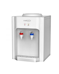 Dispensador de agua frio y caliente de carga externa blanco