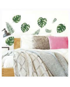 STICKER MONSTERA DELICIOSA, HOJAS, CERIMÁN O COSTILLA DE ADÁ