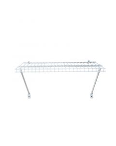 Kit de repisa de acero para clóset, blanca, 31 x 61 x 40 cm
