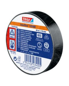Cinta eléctrica tesaflex 3/4" 10m negro