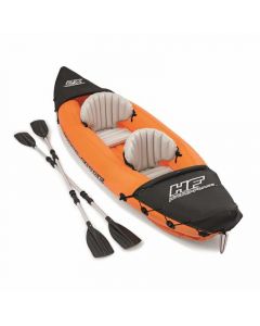 Kayak con remos aluminio, 321 x 88cm