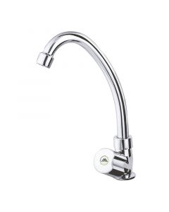 Grifo para cocina monomando cuello alto classic plateado cromado