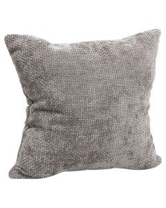 Cojín cuadrado texturizado 45 x 45 cm gris