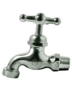 Llave de chorro recta 3/4" - 1/2" de mariposa 120 psi MA Faucet